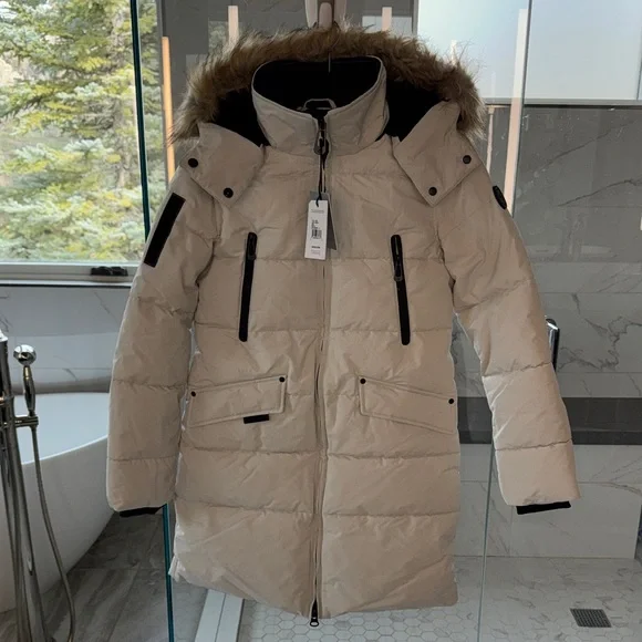 Noize Snow Puffer Jacket with Faux Fur Trim - Picture 2 of 11